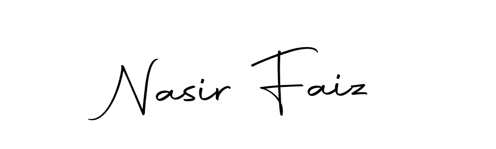 Similarly Autography-DOLnW is the best handwritten signature design. Signature creator online .You can use it as an online autograph creator for name Nasir Faiz. Nasir Faiz signature style 10 images and pictures png