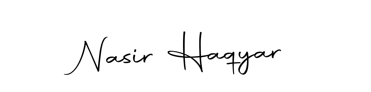 How to make Nasir Haqyar signature? Autography-DOLnW is a professional autograph style. Create handwritten signature for Nasir Haqyar name. Nasir Haqyar signature style 10 images and pictures png