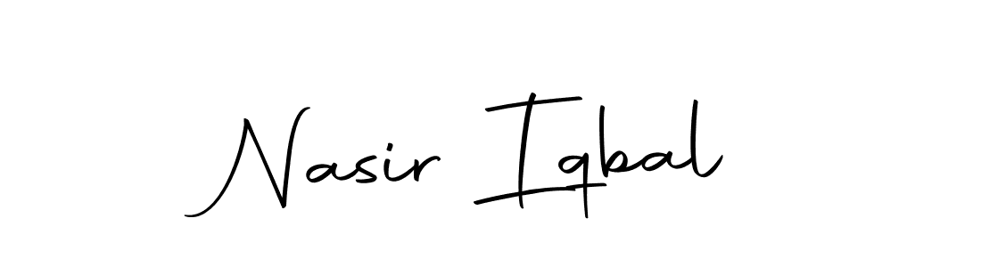 The best way (Autography-DOLnW) to make a short signature is to pick only two or three words in your name. The name Nasir Iqbal include a total of six letters. For converting this name. Nasir Iqbal signature style 10 images and pictures png