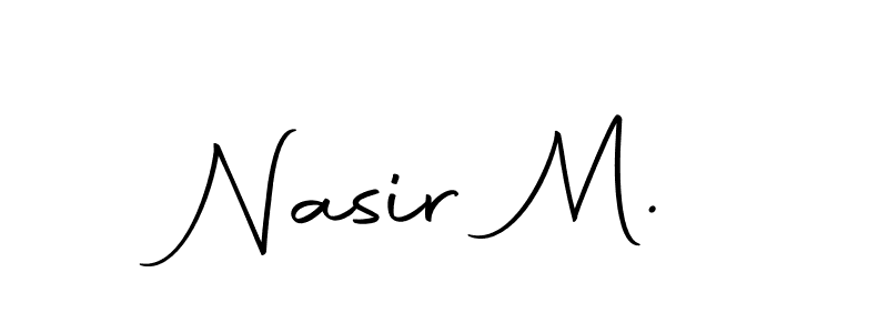 Here are the top 10 professional signature styles for the name Nasir M.. These are the best autograph styles you can use for your name. Nasir M. signature style 10 images and pictures png