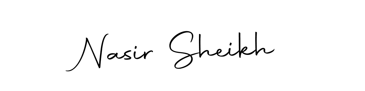 if you are searching for the best signature style for your name Nasir Sheikh. so please give up your signature search. here we have designed multiple signature styles  using Autography-DOLnW. Nasir Sheikh signature style 10 images and pictures png