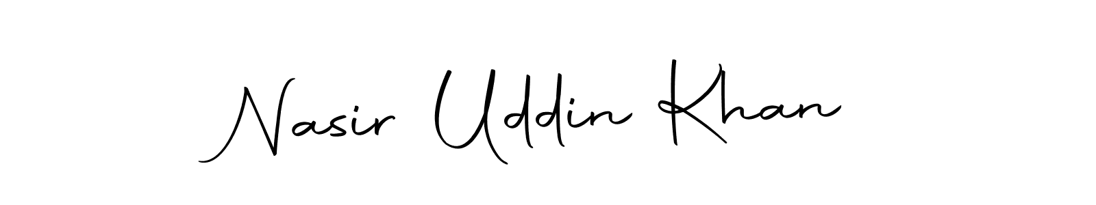 Make a beautiful signature design for name Nasir Uddin Khan. With this signature (Autography-DOLnW) style, you can create a handwritten signature for free. Nasir Uddin Khan signature style 10 images and pictures png