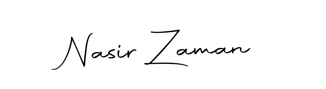 How to make Nasir Zaman name signature. Use Autography-DOLnW style for creating short signs online. This is the latest handwritten sign. Nasir Zaman signature style 10 images and pictures png