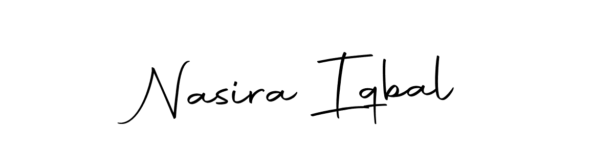 Make a beautiful signature design for name Nasira Iqbal. With this signature (Autography-DOLnW) style, you can create a handwritten signature for free. Nasira Iqbal signature style 10 images and pictures png