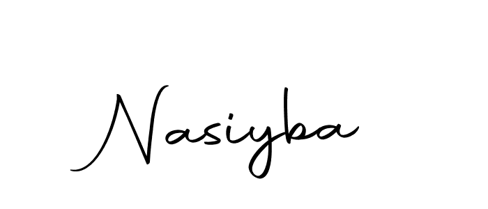 Create a beautiful signature design for name Nasiyba. With this signature (Autography-DOLnW) fonts, you can make a handwritten signature for free. Nasiyba signature style 10 images and pictures png