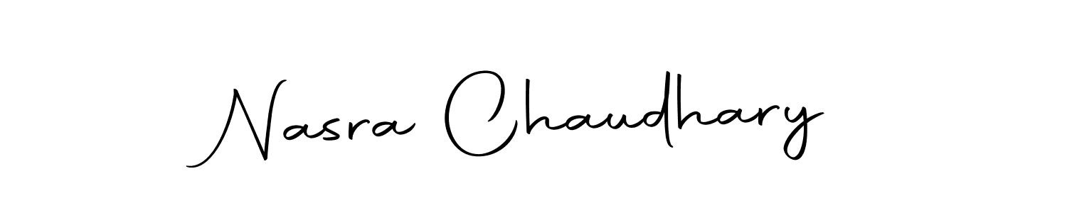 Nasra Chaudhary stylish signature style. Best Handwritten Sign (Autography-DOLnW) for my name. Handwritten Signature Collection Ideas for my name Nasra Chaudhary. Nasra Chaudhary signature style 10 images and pictures png