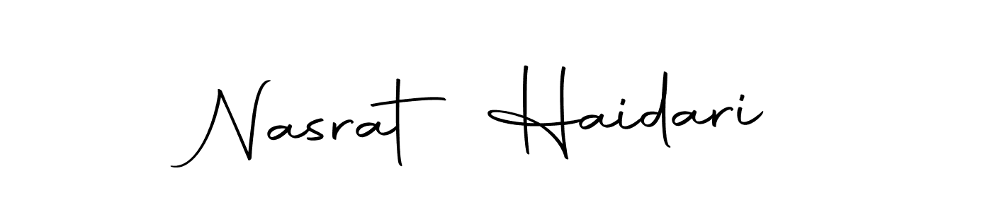 Also we have Nasrat Haidari name is the best signature style. Create professional handwritten signature collection using Autography-DOLnW autograph style. Nasrat Haidari signature style 10 images and pictures png