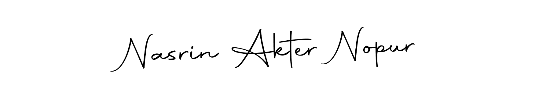 Also You can easily find your signature by using the search form. We will create Nasrin Akter Nopur name handwritten signature images for you free of cost using Autography-DOLnW sign style. Nasrin Akter Nopur signature style 10 images and pictures png