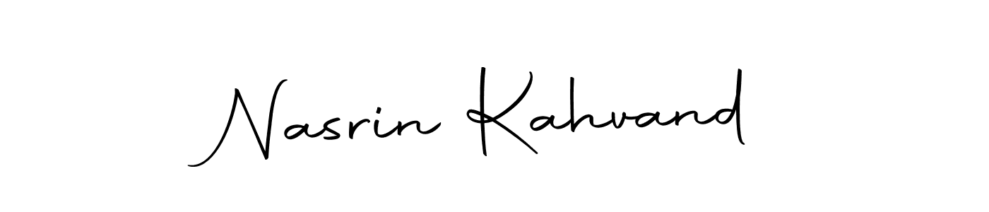 Here are the top 10 professional signature styles for the name Nasrin Kahvand. These are the best autograph styles you can use for your name. Nasrin Kahvand signature style 10 images and pictures png