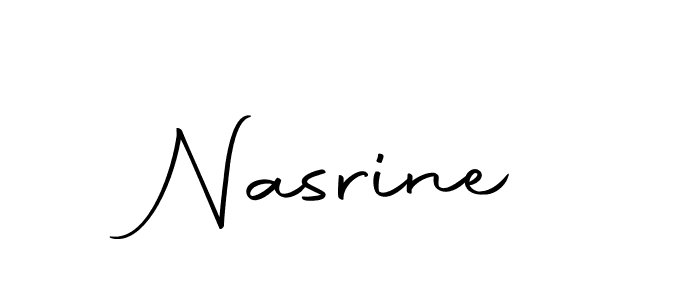Nasrine stylish signature style. Best Handwritten Sign (Autography-DOLnW) for my name. Handwritten Signature Collection Ideas for my name Nasrine. Nasrine signature style 10 images and pictures png