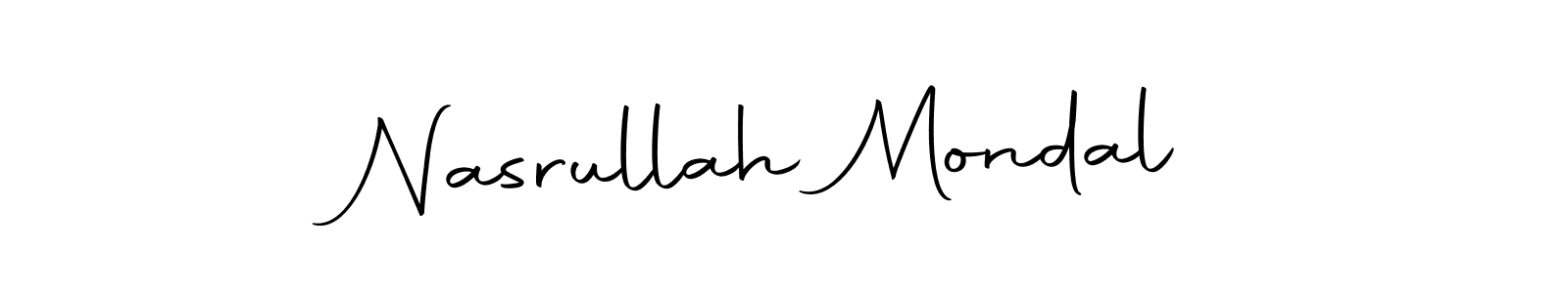 Autography-DOLnW is a professional signature style that is perfect for those who want to add a touch of class to their signature. It is also a great choice for those who want to make their signature more unique. Get Nasrullah Mondal name to fancy signature for free. Nasrullah Mondal signature style 10 images and pictures png