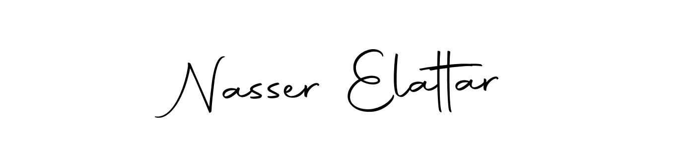 Use a signature maker to create a handwritten signature online. With this signature software, you can design (Autography-DOLnW) your own signature for name Nasser Elattar. Nasser Elattar signature style 10 images and pictures png