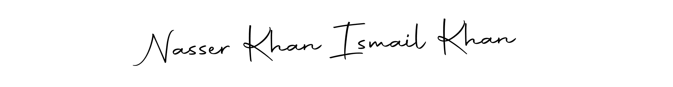 if you are searching for the best signature style for your name Nasser Khan Ismail Khan. so please give up your signature search. here we have designed multiple signature styles  using Autography-DOLnW. Nasser Khan Ismail Khan signature style 10 images and pictures png