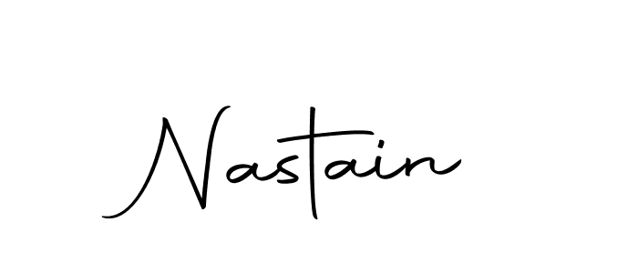 Here are the top 10 professional signature styles for the name Nastain. These are the best autograph styles you can use for your name. Nastain signature style 10 images and pictures png