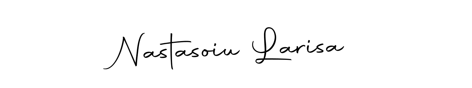 Make a beautiful signature design for name Nastasoiu Larisa. With this signature (Autography-DOLnW) style, you can create a handwritten signature for free. Nastasoiu Larisa signature style 10 images and pictures png