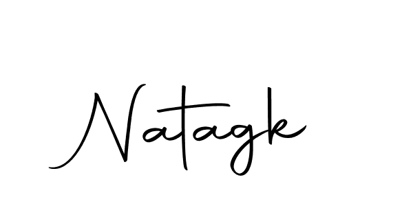 How to make Natagk signature? Autography-DOLnW is a professional autograph style. Create handwritten signature for Natagk name. Natagk signature style 10 images and pictures png