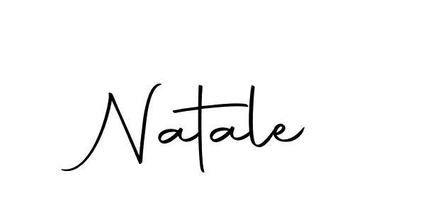 How to make Natale name signature. Use Autography-DOLnW style for creating short signs online. This is the latest handwritten sign. Natale signature style 10 images and pictures png