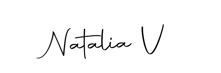 Make a beautiful signature design for name Natalia V. With this signature (Autography-DOLnW) style, you can create a handwritten signature for free. Natalia V signature style 10 images and pictures png