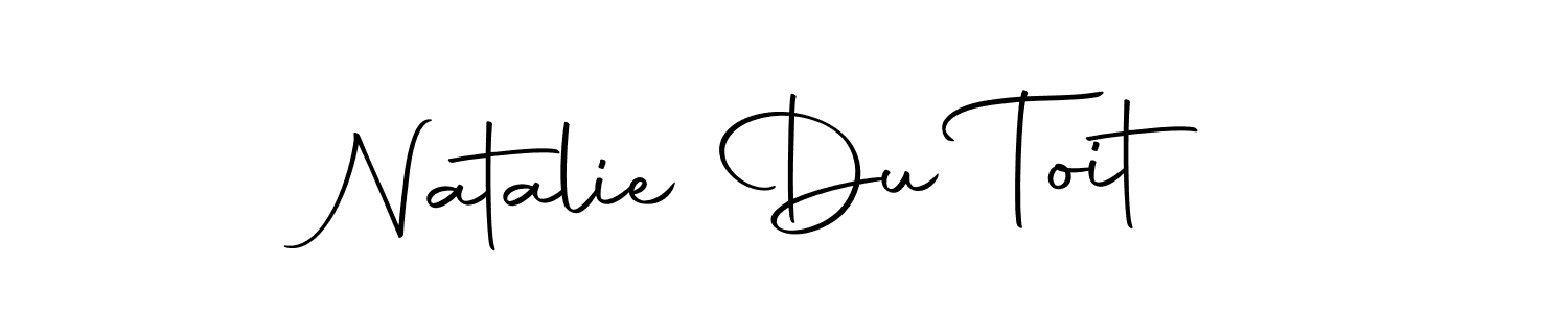 You should practise on your own different ways (Autography-DOLnW) to write your name (Natalie Du Toit) in signature. don't let someone else do it for you. Natalie Du Toit signature style 10 images and pictures png