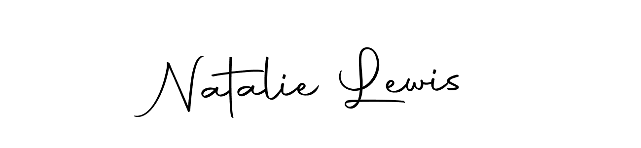Create a beautiful signature design for name Natalie Lewis. With this signature (Autography-DOLnW) fonts, you can make a handwritten signature for free. Natalie Lewis signature style 10 images and pictures png