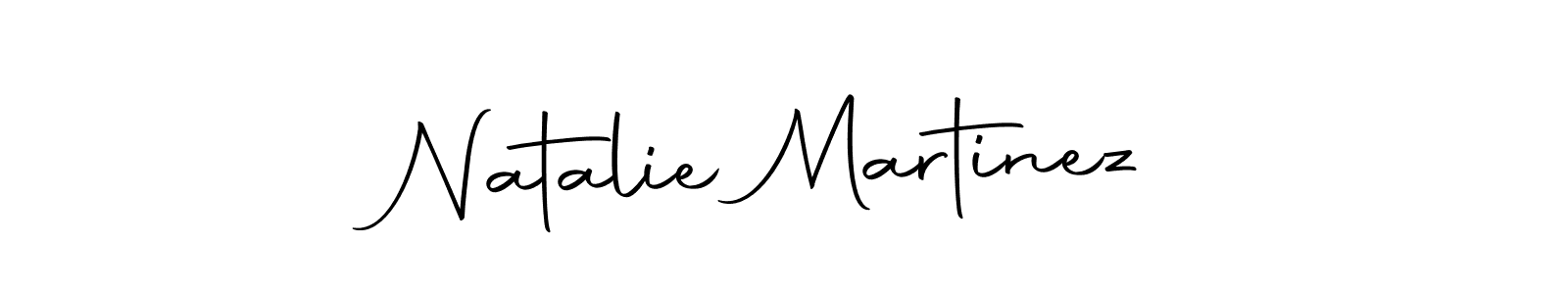 Create a beautiful signature design for name Natalie Martinez. With this signature (Autography-DOLnW) fonts, you can make a handwritten signature for free. Natalie Martinez signature style 10 images and pictures png