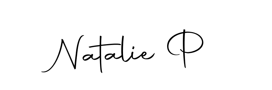 Natalie P stylish signature style. Best Handwritten Sign (Autography-DOLnW) for my name. Handwritten Signature Collection Ideas for my name Natalie P. Natalie P signature style 10 images and pictures png