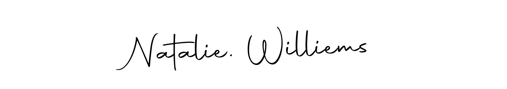 You can use this online signature creator to create a handwritten signature for the name Natalie. Williems. This is the best online autograph maker. Natalie. Williems signature style 10 images and pictures png