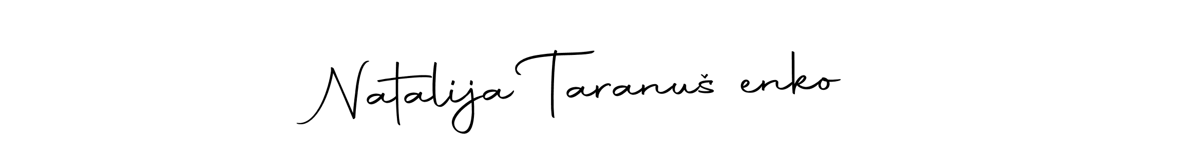 Make a beautiful signature design for name Natalija Taranuščenko. Use this online signature maker to create a handwritten signature for free. Natalija Taranuščenko signature style 10 images and pictures png