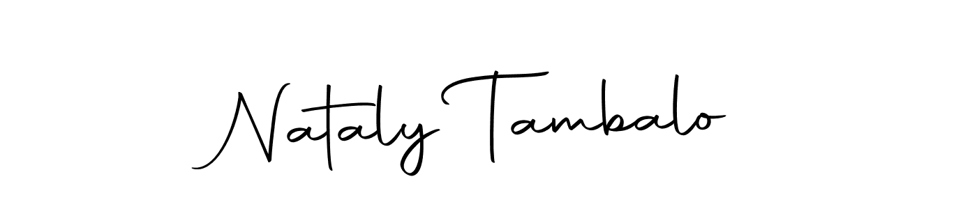 Make a beautiful signature design for name Nataly Tambalo. Use this online signature maker to create a handwritten signature for free. Nataly Tambalo signature style 10 images and pictures png