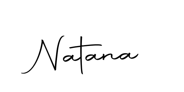 Design your own signature with our free online signature maker. With this signature software, you can create a handwritten (Autography-DOLnW) signature for name Natana. Natana signature style 10 images and pictures png
