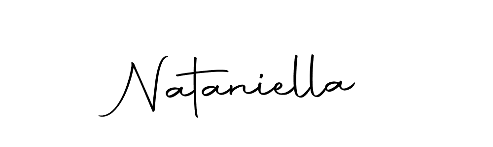 You should practise on your own different ways (Autography-DOLnW) to write your name (Nataniella) in signature. don't let someone else do it for you. Nataniella signature style 10 images and pictures png