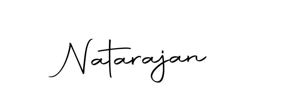 Create a beautiful signature design for name Natarajan. With this signature (Autography-DOLnW) fonts, you can make a handwritten signature for free. Natarajan signature style 10 images and pictures png