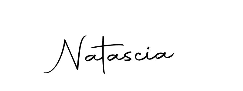 Use a signature maker to create a handwritten signature online. With this signature software, you can design (Autography-DOLnW) your own signature for name Natascia. Natascia signature style 10 images and pictures png