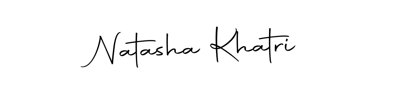 Natasha Khatri stylish signature style. Best Handwritten Sign (Autography-DOLnW) for my name. Handwritten Signature Collection Ideas for my name Natasha Khatri. Natasha Khatri signature style 10 images and pictures png