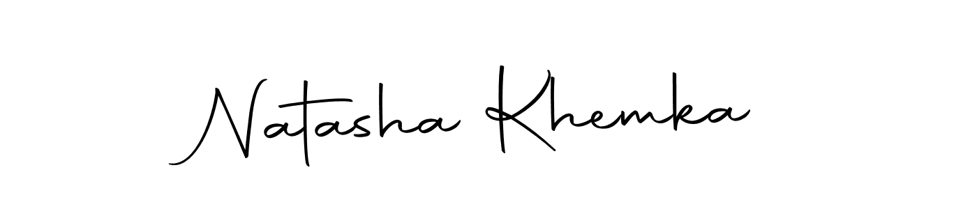 Make a beautiful signature design for name Natasha Khemka. Use this online signature maker to create a handwritten signature for free. Natasha Khemka signature style 10 images and pictures png