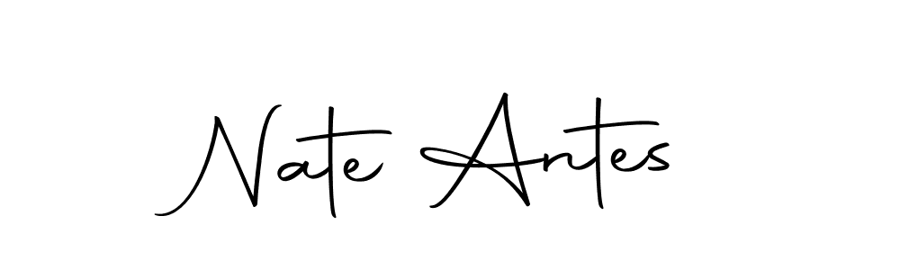 Make a short Nate Antes signature style. Manage your documents anywhere anytime using Autography-DOLnW. Create and add eSignatures, submit forms, share and send files easily. Nate Antes signature style 10 images and pictures png