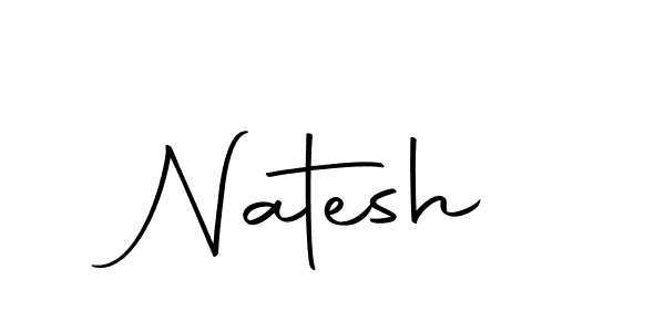 Make a beautiful signature design for name Natesh. With this signature (Autography-DOLnW) style, you can create a handwritten signature for free. Natesh signature style 10 images and pictures png