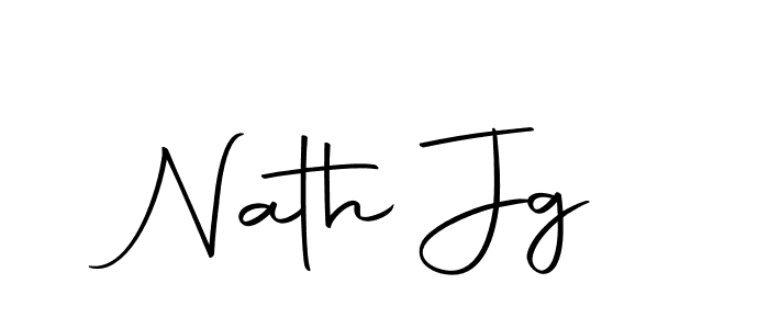 Use a signature maker to create a handwritten signature online. With this signature software, you can design (Autography-DOLnW) your own signature for name Nath Jg. Nath Jg signature style 10 images and pictures png