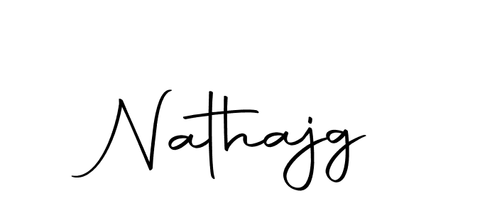 Design your own signature with our free online signature maker. With this signature software, you can create a handwritten (Autography-DOLnW) signature for name Nathajg. Nathajg signature style 10 images and pictures png