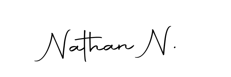 Make a beautiful signature design for name Nathan N.. Use this online signature maker to create a handwritten signature for free. Nathan N. signature style 10 images and pictures png