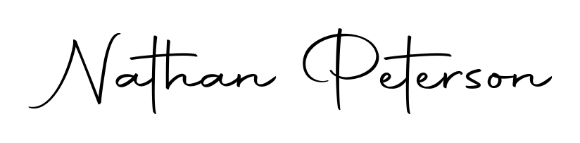 Make a beautiful signature design for name Nathan Peterson. With this signature (Autography-DOLnW) style, you can create a handwritten signature for free. Nathan Peterson signature style 10 images and pictures png