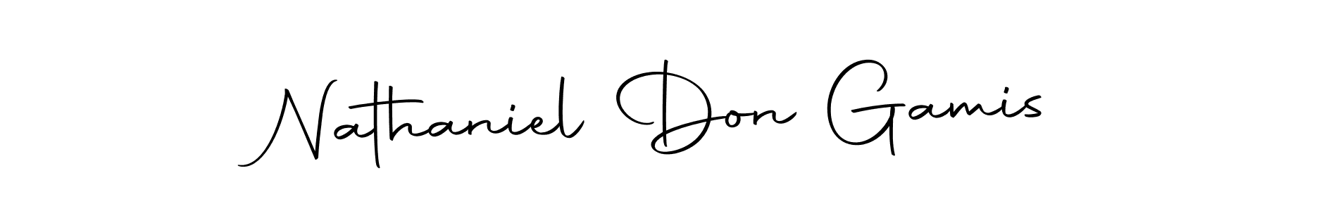 Autography-DOLnW is a professional signature style that is perfect for those who want to add a touch of class to their signature. It is also a great choice for those who want to make their signature more unique. Get Nathaniel Don Gamis name to fancy signature for free. Nathaniel Don Gamis signature style 10 images and pictures png