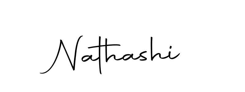 Make a beautiful signature design for name Nathashi. With this signature (Autography-DOLnW) style, you can create a handwritten signature for free. Nathashi signature style 10 images and pictures png