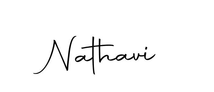 Design your own signature with our free online signature maker. With this signature software, you can create a handwritten (Autography-DOLnW) signature for name Nathavi. Nathavi signature style 10 images and pictures png