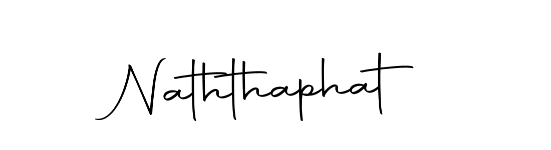 Create a beautiful signature design for name Naththaphat. With this signature (Autography-DOLnW) fonts, you can make a handwritten signature for free. Naththaphat signature style 10 images and pictures png