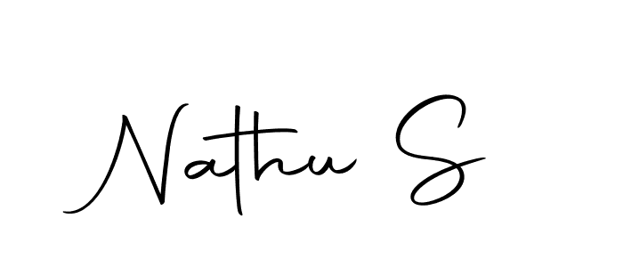 Make a beautiful signature design for name Nathu S. Use this online signature maker to create a handwritten signature for free. Nathu S signature style 10 images and pictures png