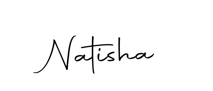 The best way (Autography-DOLnW) to make a short signature is to pick only two or three words in your name. The name Natisha include a total of six letters. For converting this name. Natisha signature style 10 images and pictures png