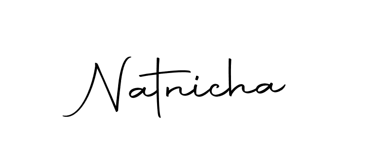 Make a beautiful signature design for name Natnicha. Use this online signature maker to create a handwritten signature for free. Natnicha signature style 10 images and pictures png