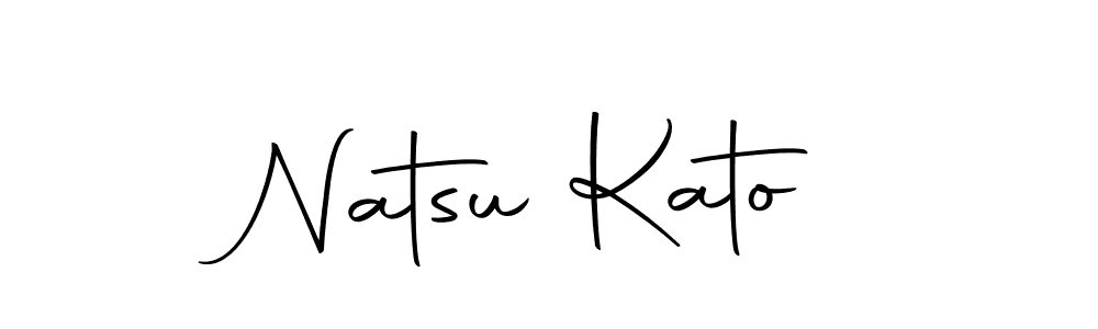 Design your own signature with our free online signature maker. With this signature software, you can create a handwritten (Autography-DOLnW) signature for name Natsu Kato. Natsu Kato signature style 10 images and pictures png