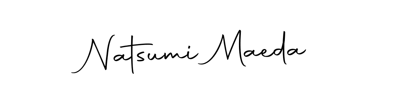 How to make Natsumi Maeda name signature. Use Autography-DOLnW style for creating short signs online. This is the latest handwritten sign. Natsumi Maeda signature style 10 images and pictures png
